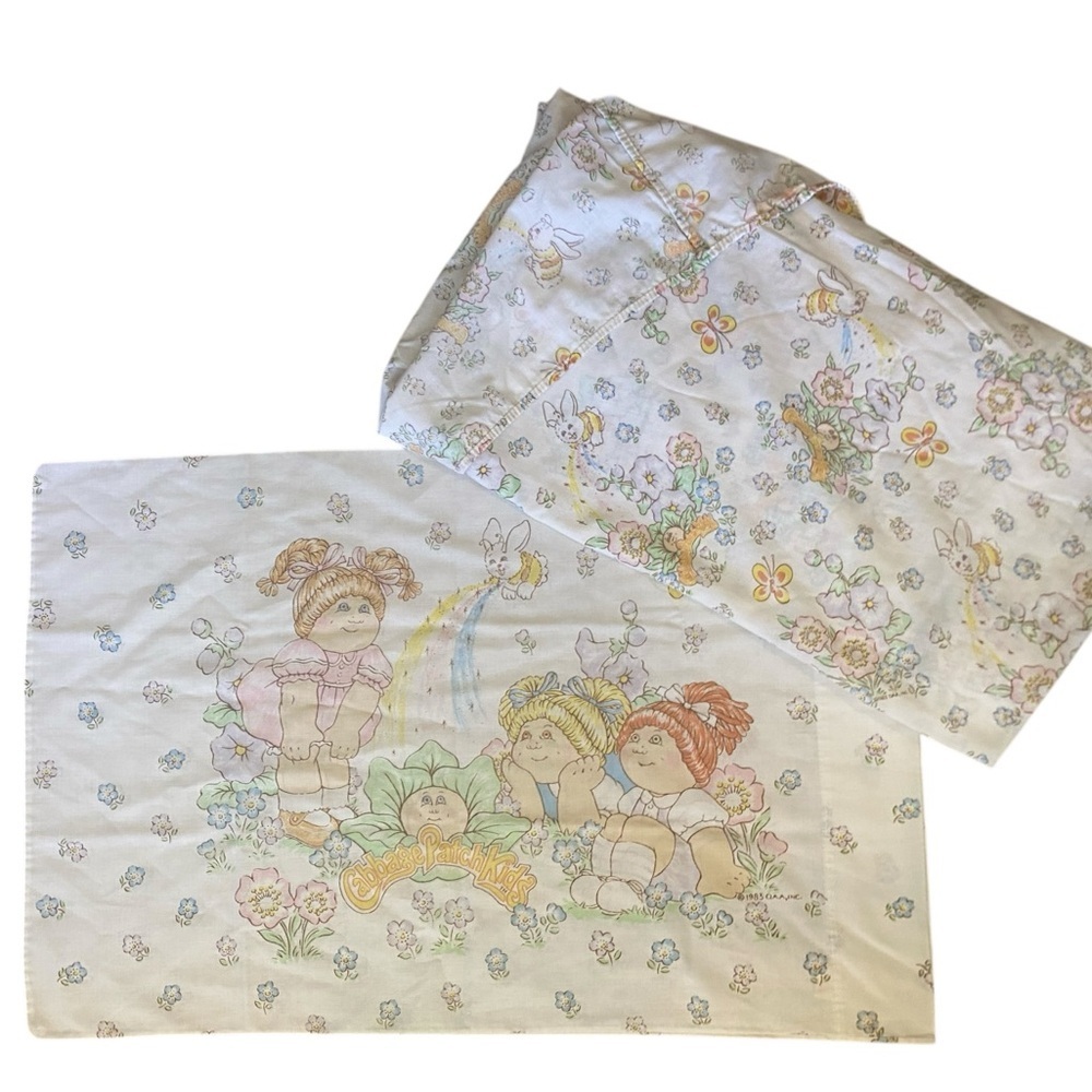 Floral Cartoon Character Bedding Set